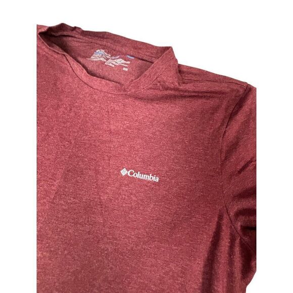 Columbia Sportswear Mens S/CH/TP Performance T-Shirt Cotton/Polyester/Spandex Bl - Picture 3 of 7